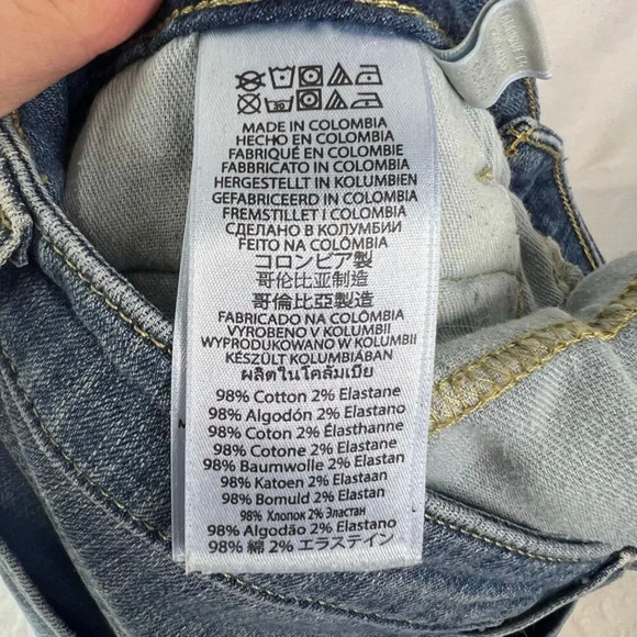 Michael Kors Front Zip Pocket Mid Wash Low Rise Izzy Skinny Jean Size 2 - Picture 6 of 8